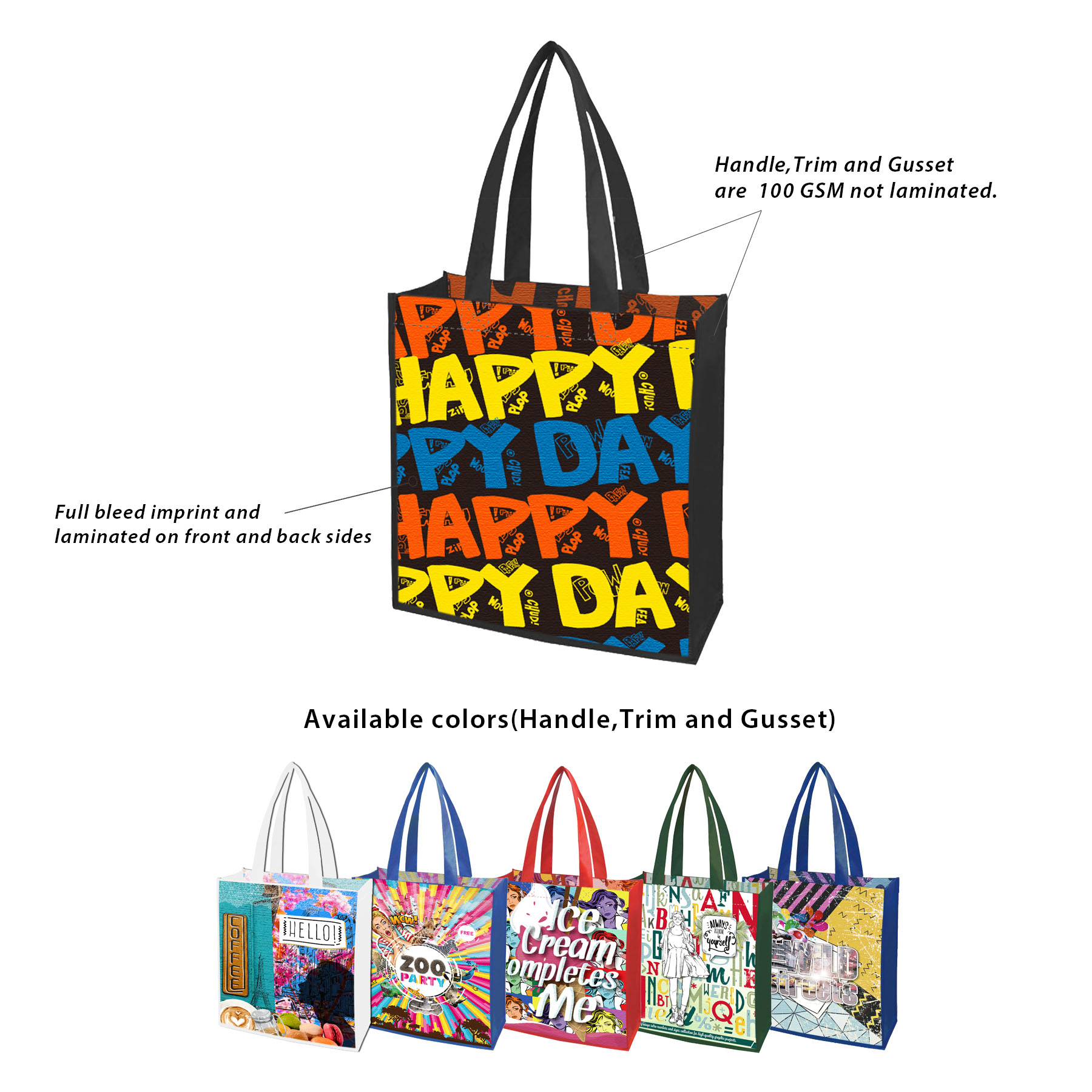 Free Shippin 9.5 x 11.5 Small Quantity Custom Laminated Bag 3