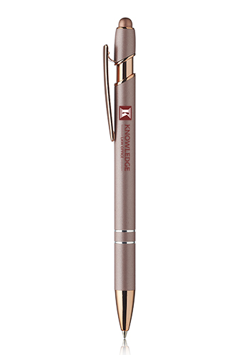Majesty Stylus Pen with Rose Gold Trim 1