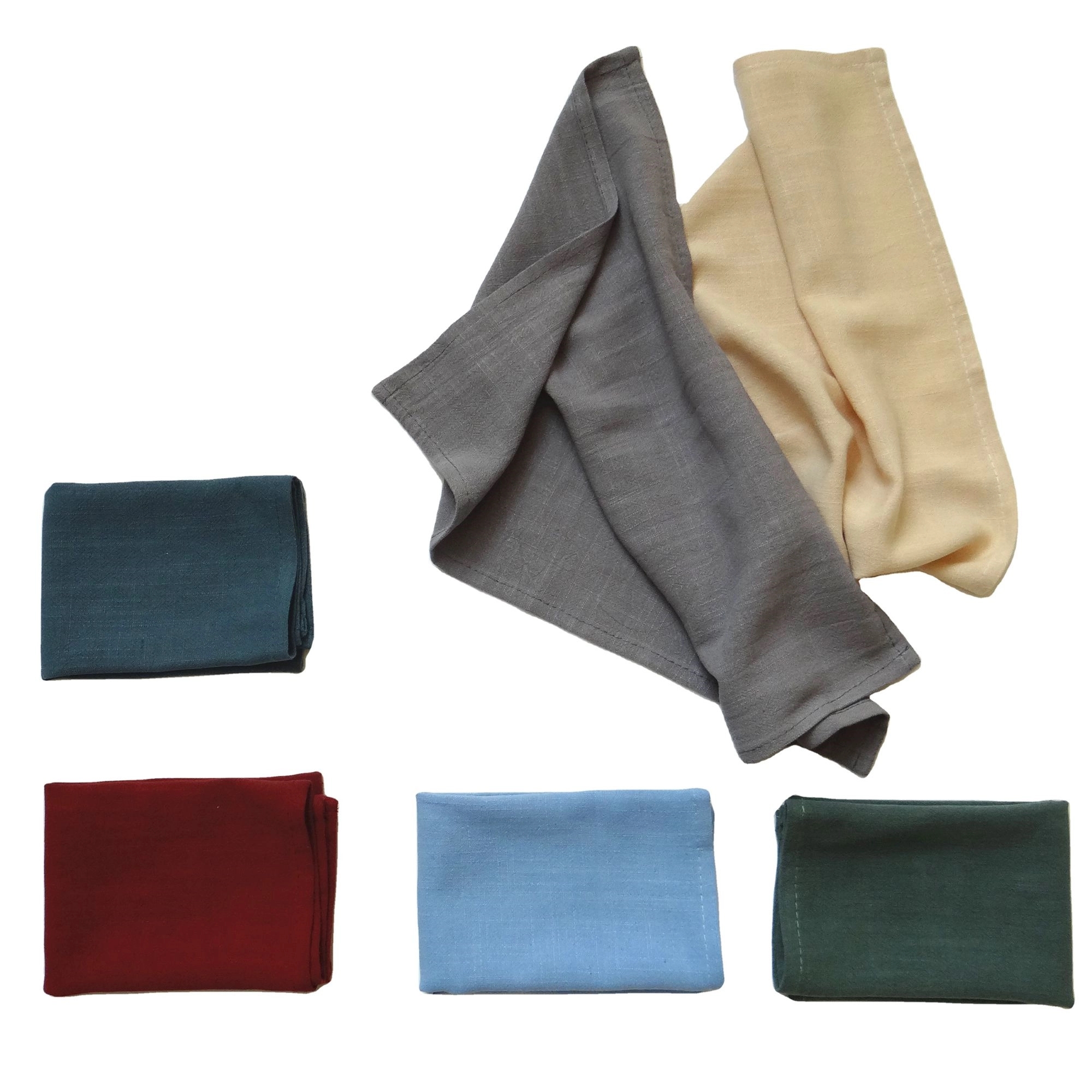Cotton and linen napkin 1