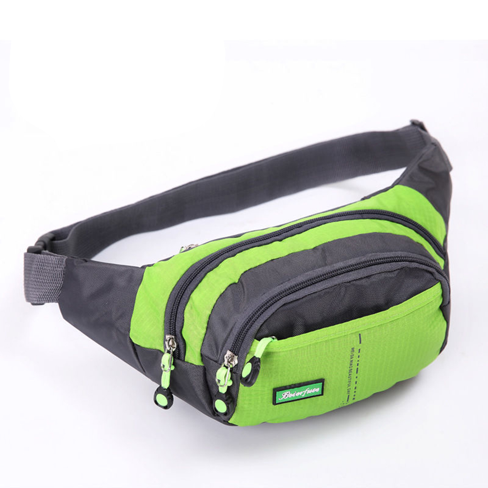 Multifunctional large nylon fanny pack waist bag chest bag 17