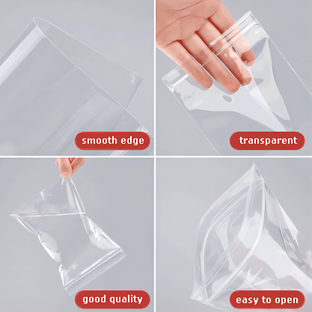 Clear Arts Photos Prints Storage Pouch Zipper Seal Lock Bag 3