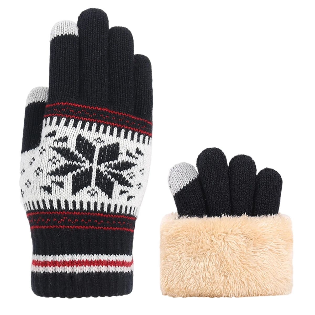 9.85-inch Touchscreen Gloves with Conductive Tips for Phones, Customizable 7