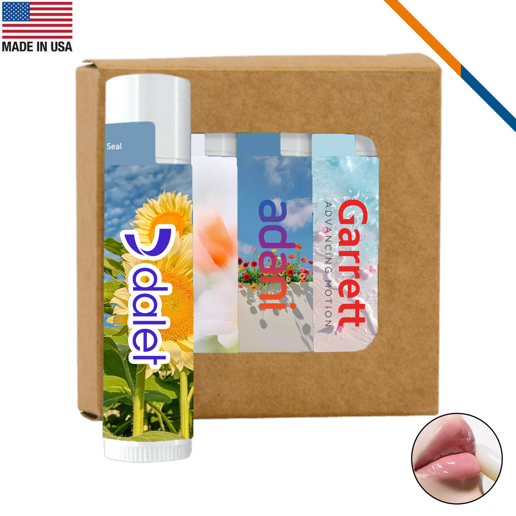 JoyLip SPF 15 Lip Balm 4 Pack In Kraft Window Box 2