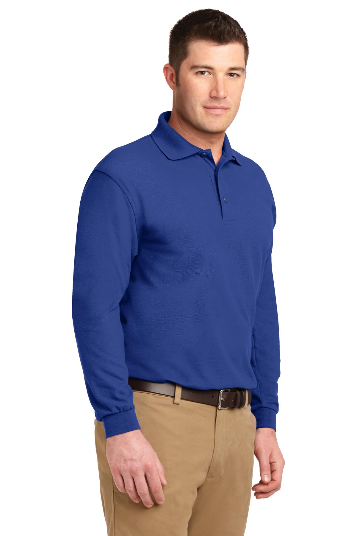 Port Authority Tall Silk Touch Long Sleeve Polo. TLK500LS 10