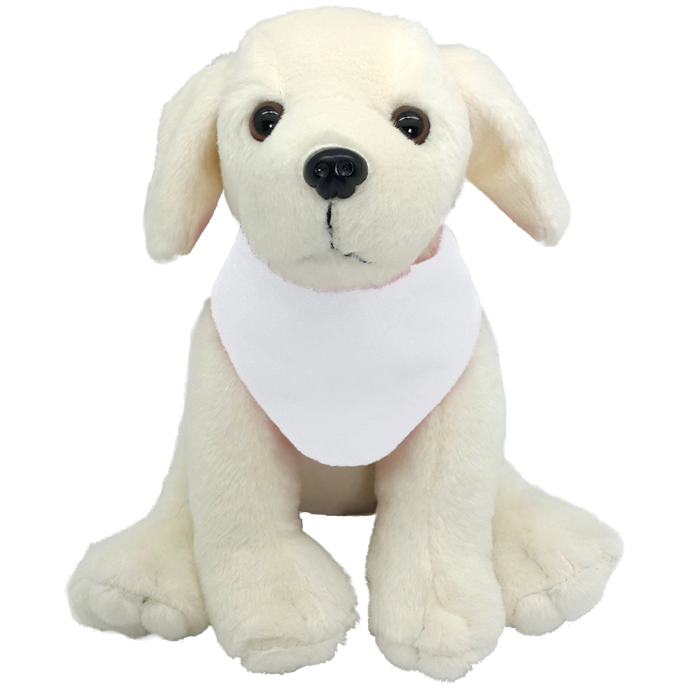 8" Medium Sitting Dog - Beige Lab 7