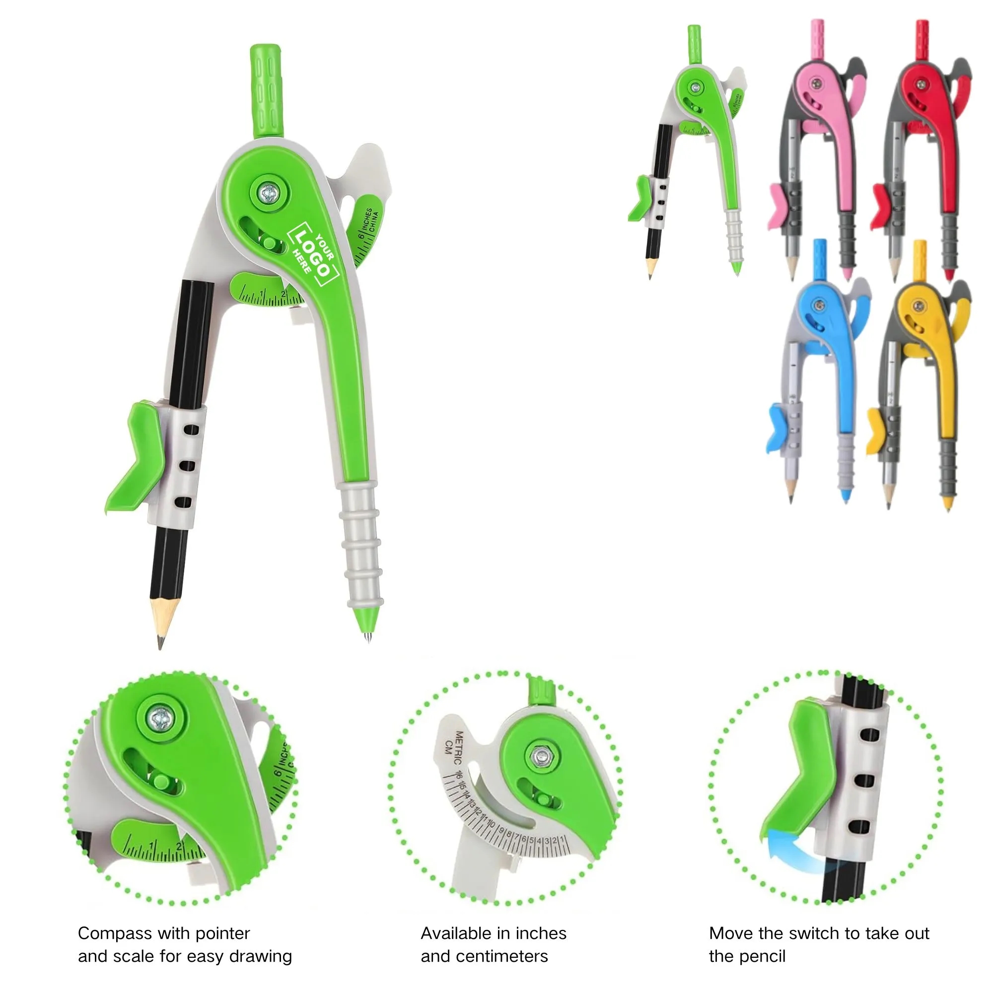 Plastic Drawing Compass
