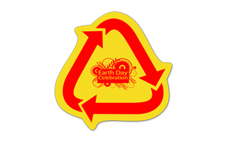 Recycle Arrows Vinyl Jar Opener 65