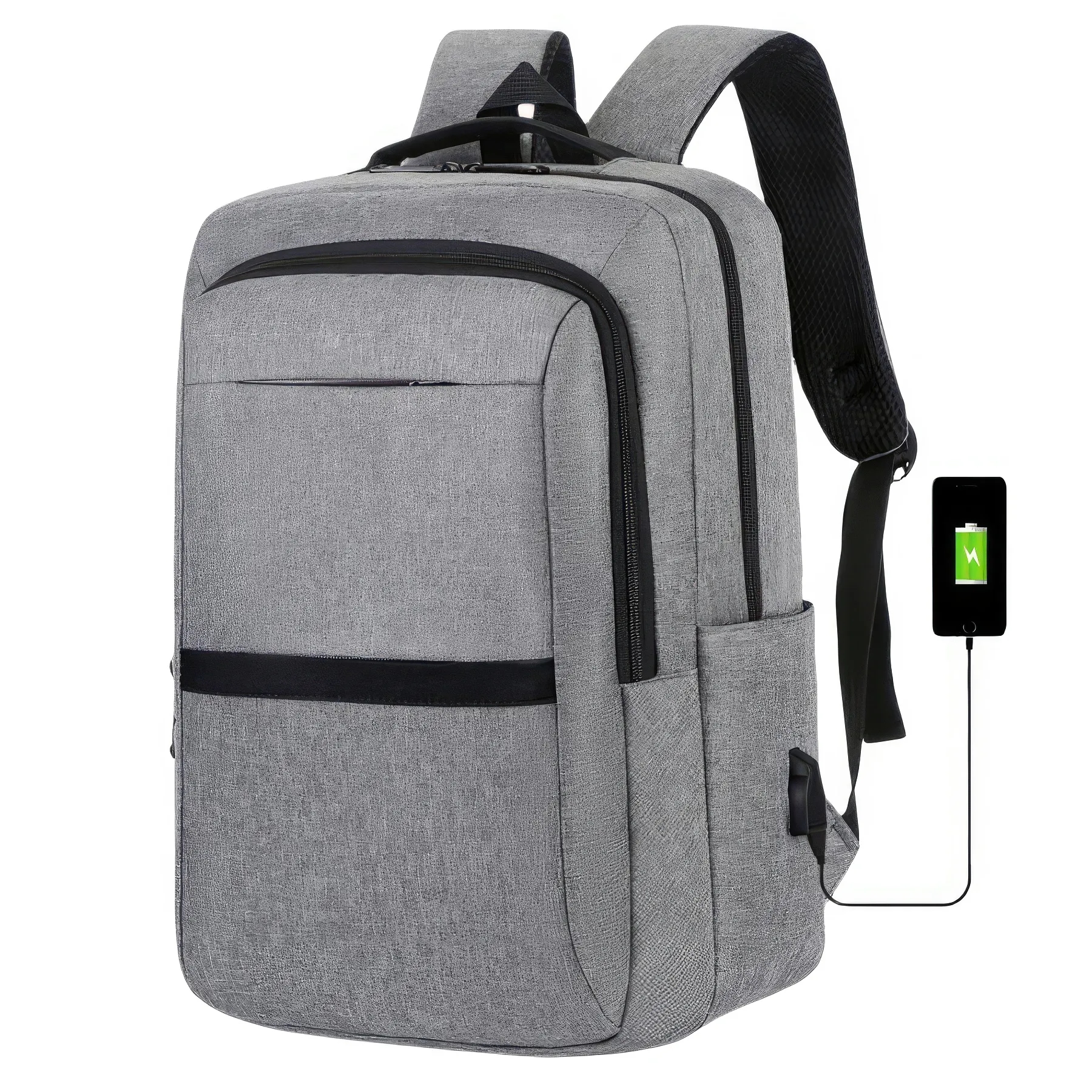 Custom Business Travel Large Capacity Waterproof Backpacks 3