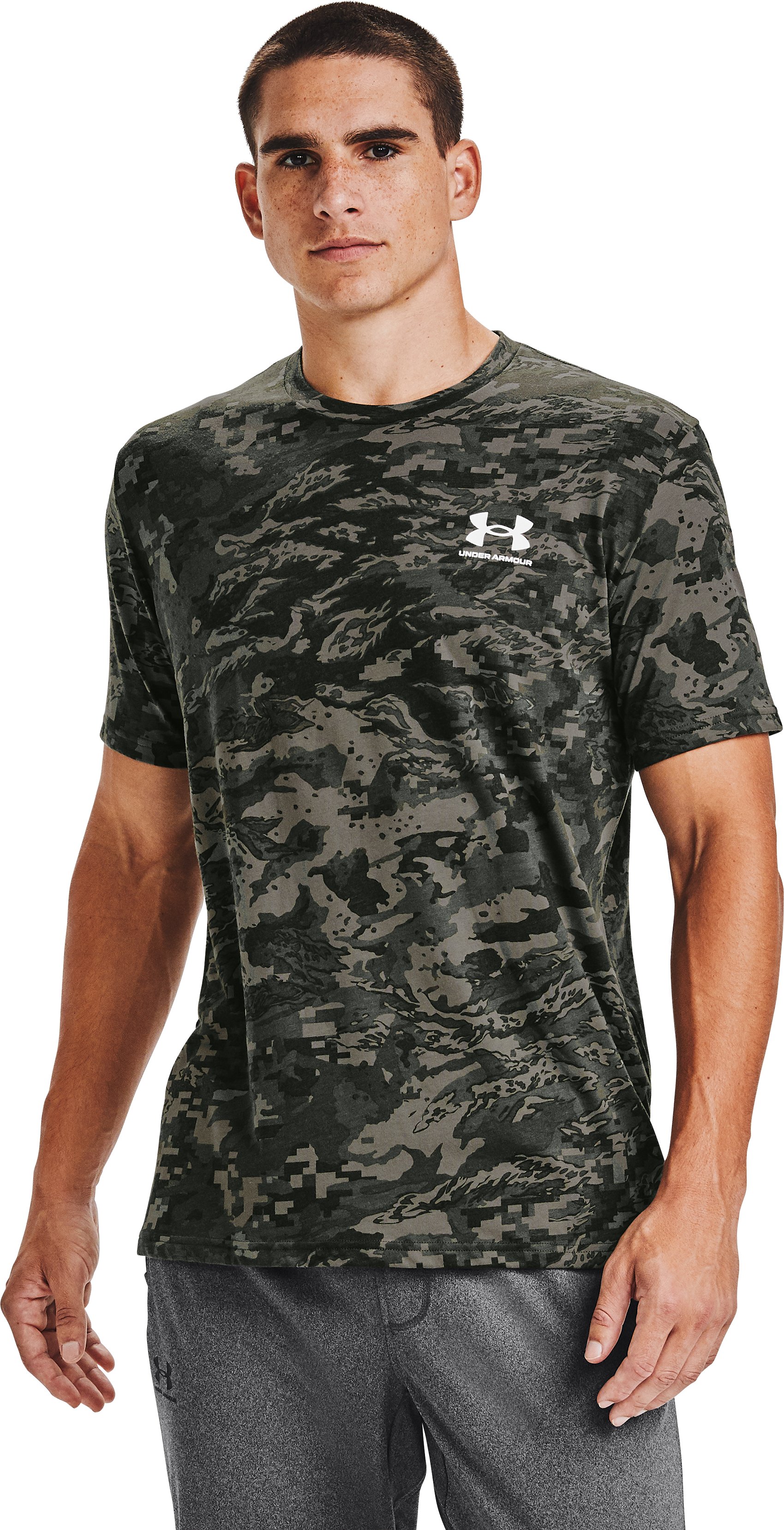 UA ABC Camo Men's Short Sleeve 3