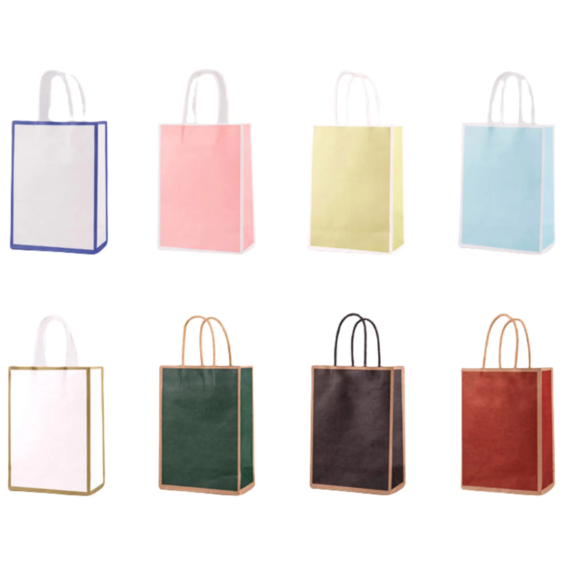 Kraft Paper Shopping Bags, Eco - Friendly, Retail Promo 5
