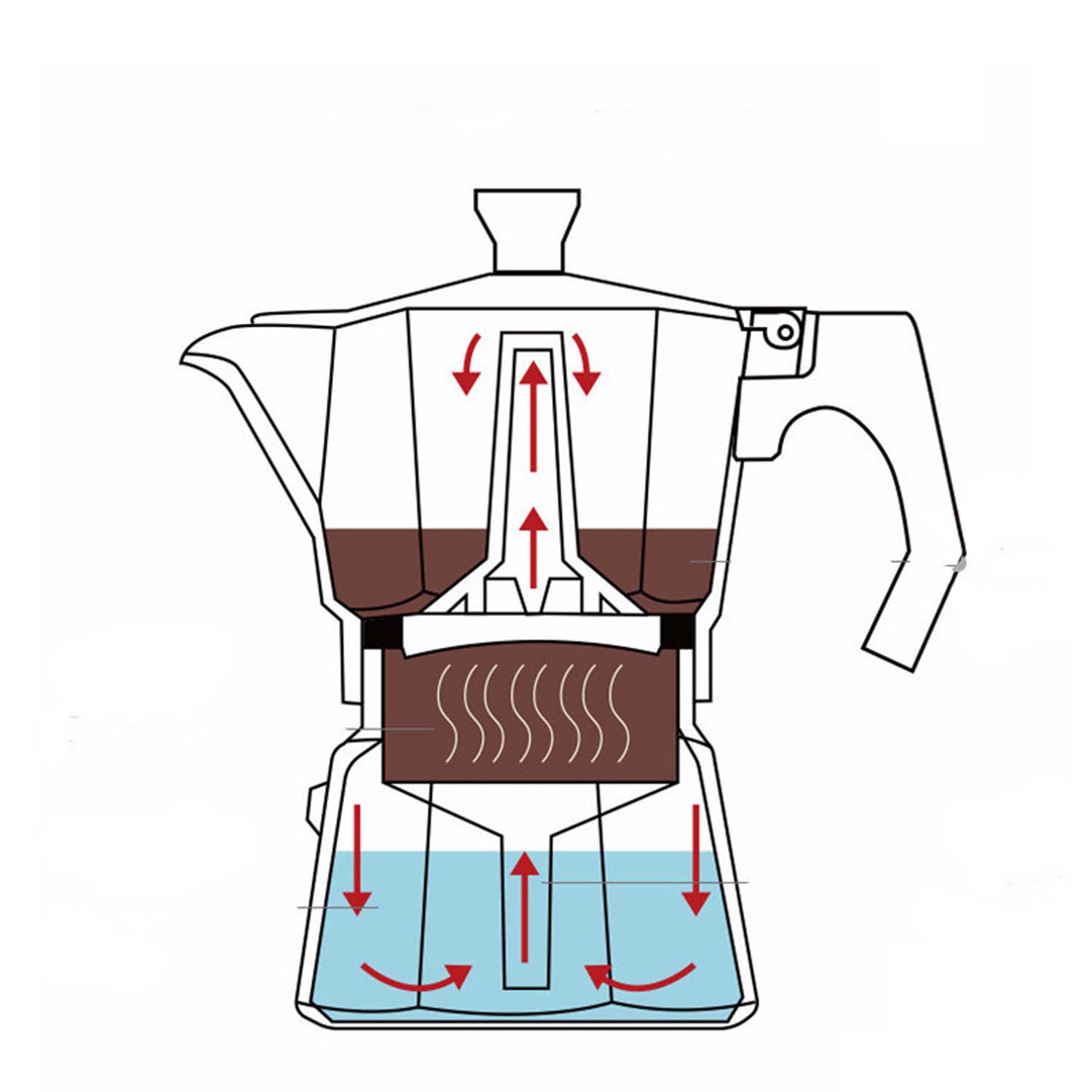 5oz Aluminum Espresso Coffee Pot 3