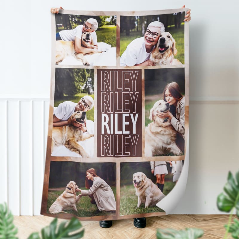 Custom Plush Fleece Photo Blanket 11