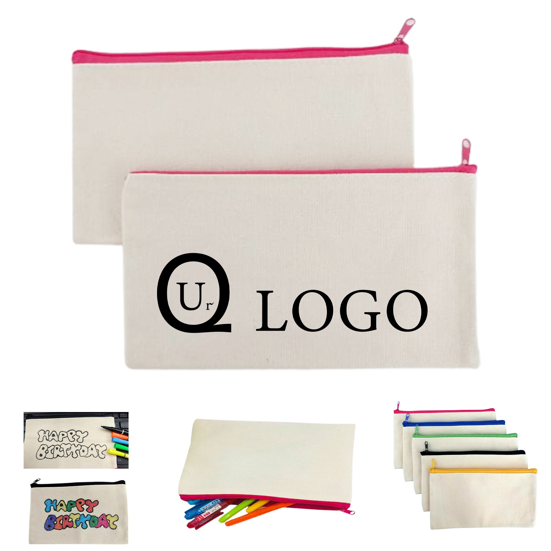 Canvas Zipper Pouch