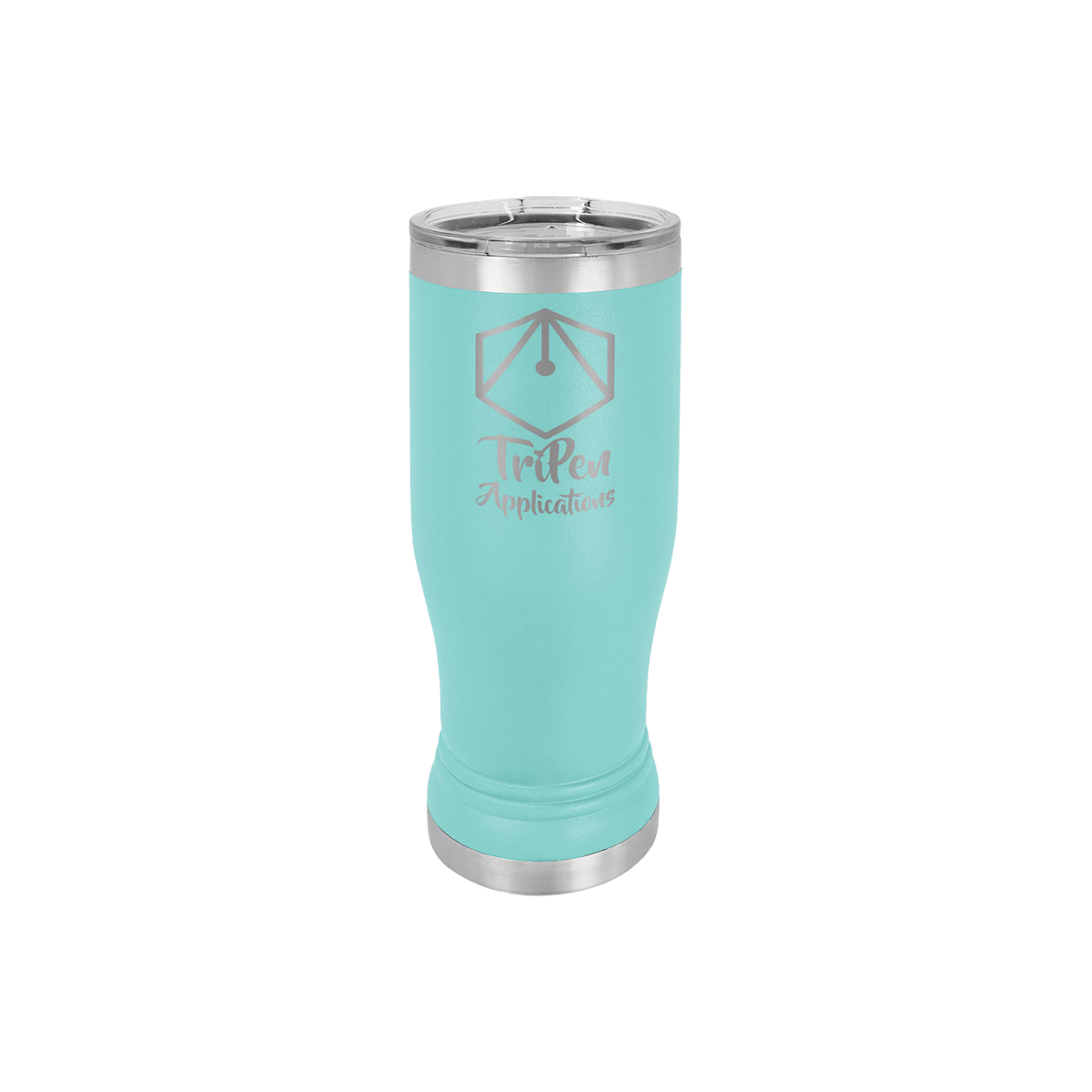 Polar Camel 14oz Stainless Steel Pilsner w/ Clear Lid 13