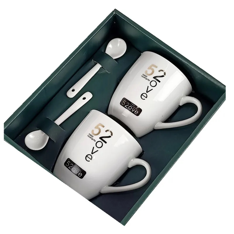 Porcelain Coffee Mugs Set 2