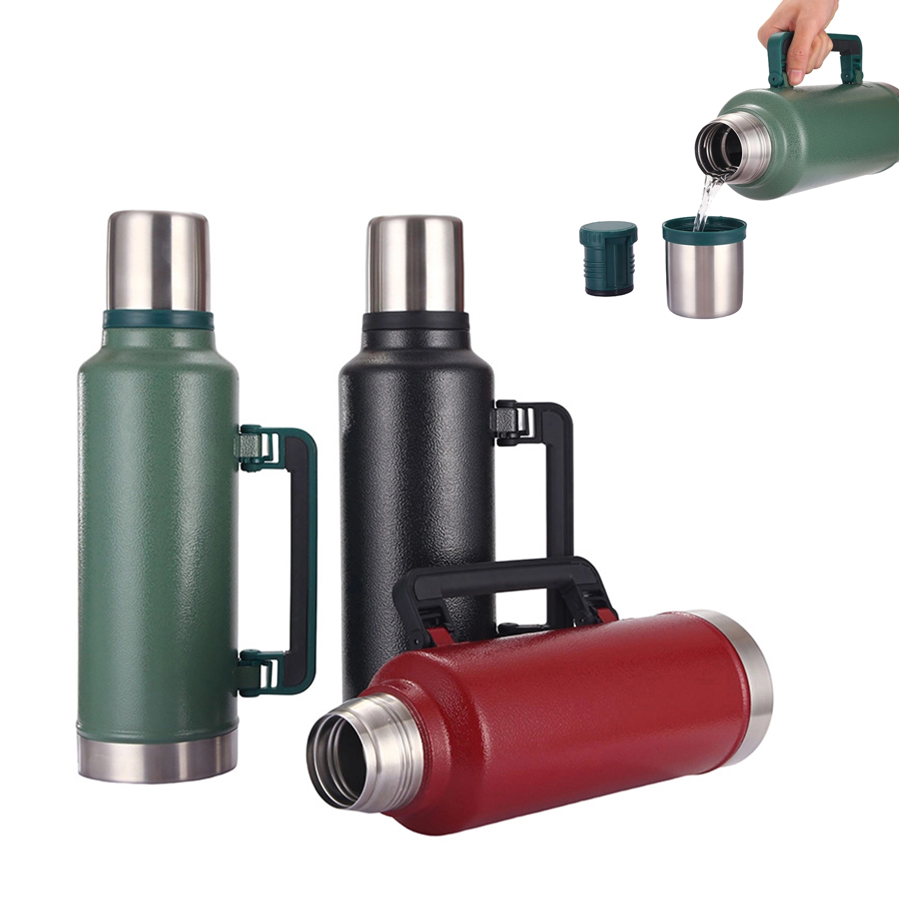 Double Layer Travel Pot, custom water bottle with logo imprint 3