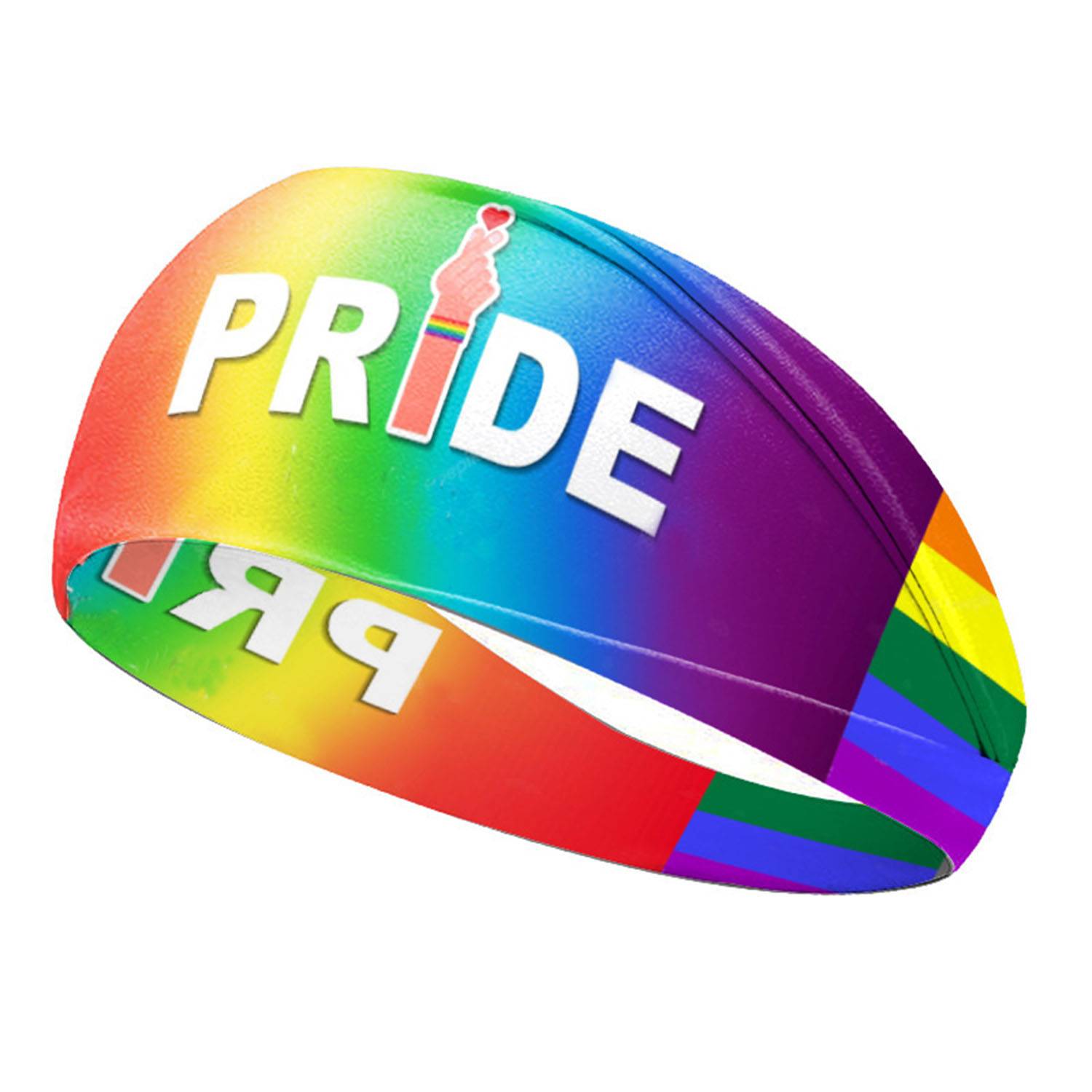 Rainbow Sweat Absorbing Sports Headband 6
