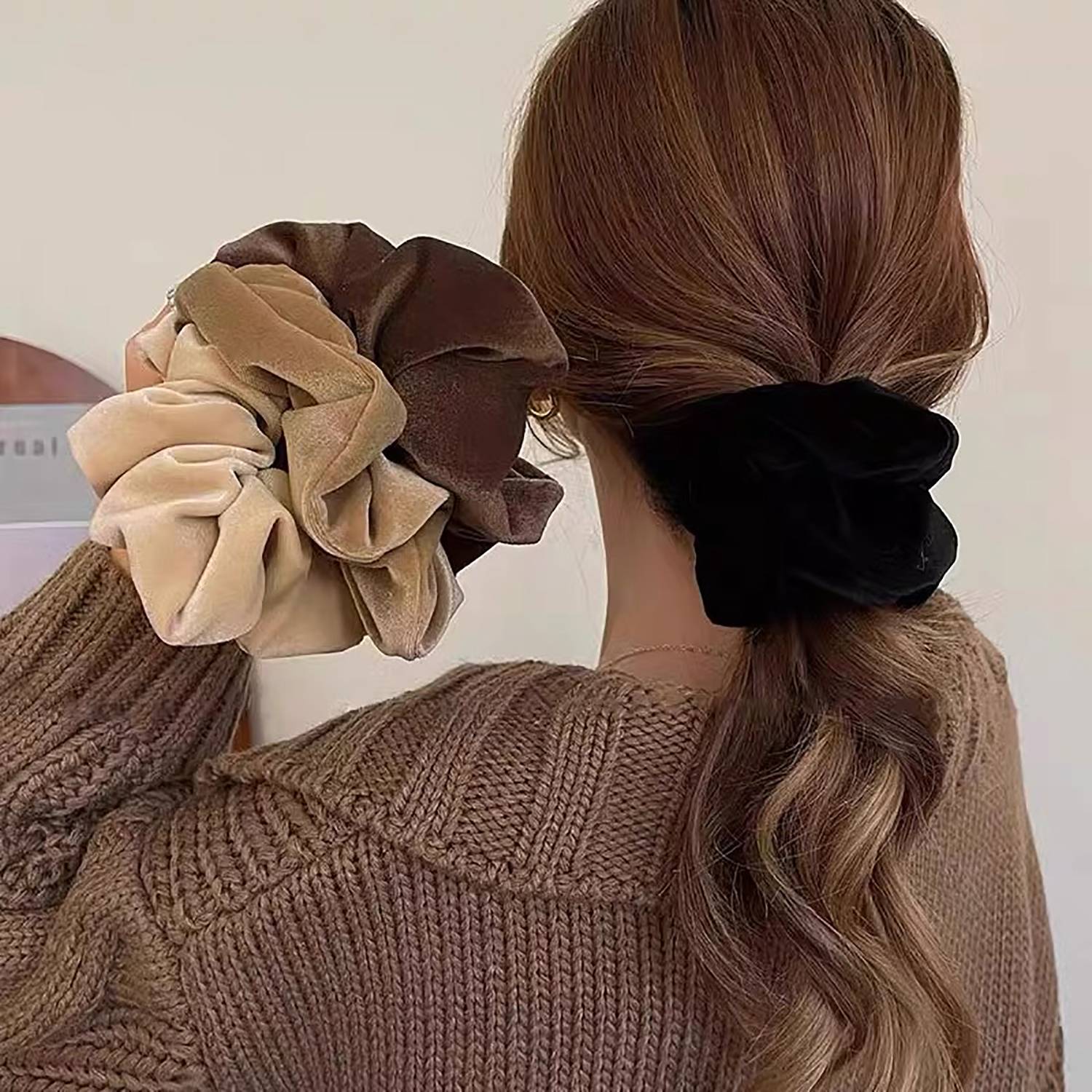 Velvet Vintage Hairband Elastic 5