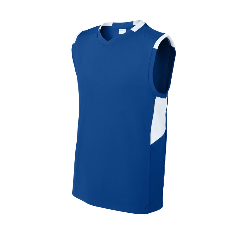 Sport-Tek Youth Club Sleeveless V-Neck 16