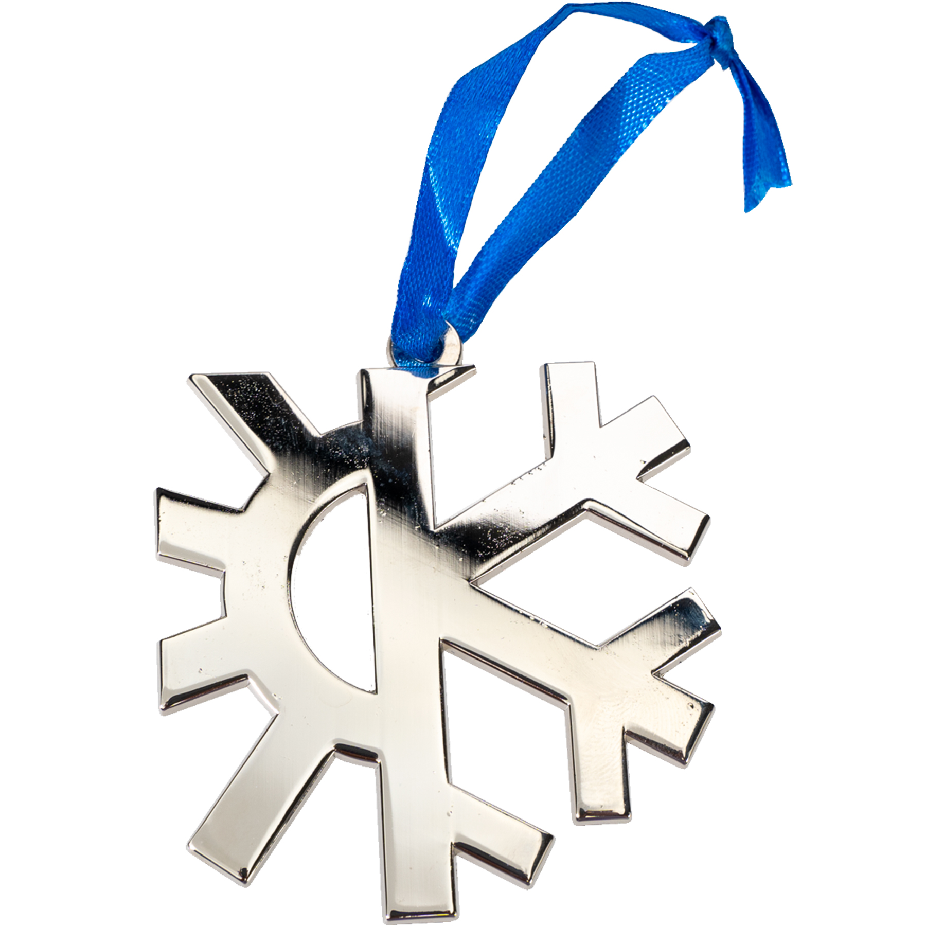 Shiny Zinc Cast Ornament: 2 1/2" W x 2 1/2" H