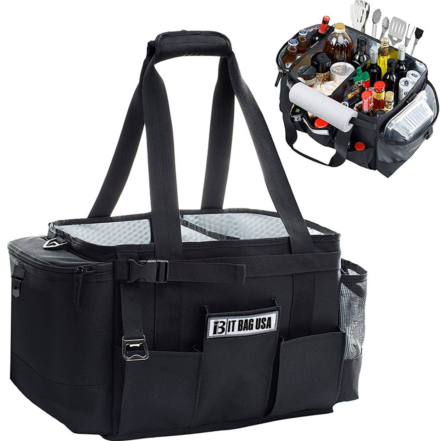 Large Grill Caddy-BBQ Camping Gear-Grilling Bag 4