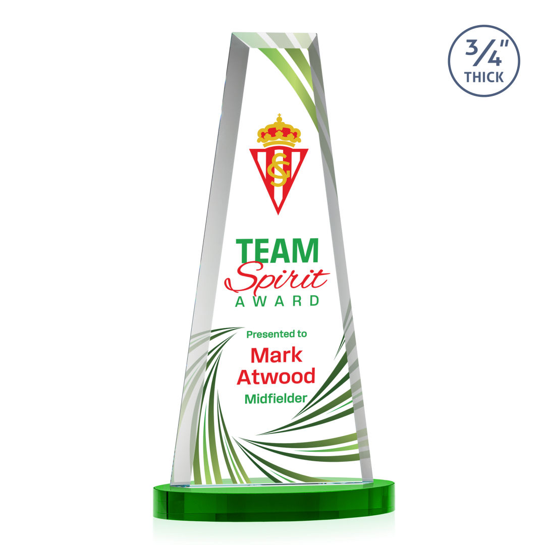 Imperial VividPrint™ Award on Alberton Base - Green 10