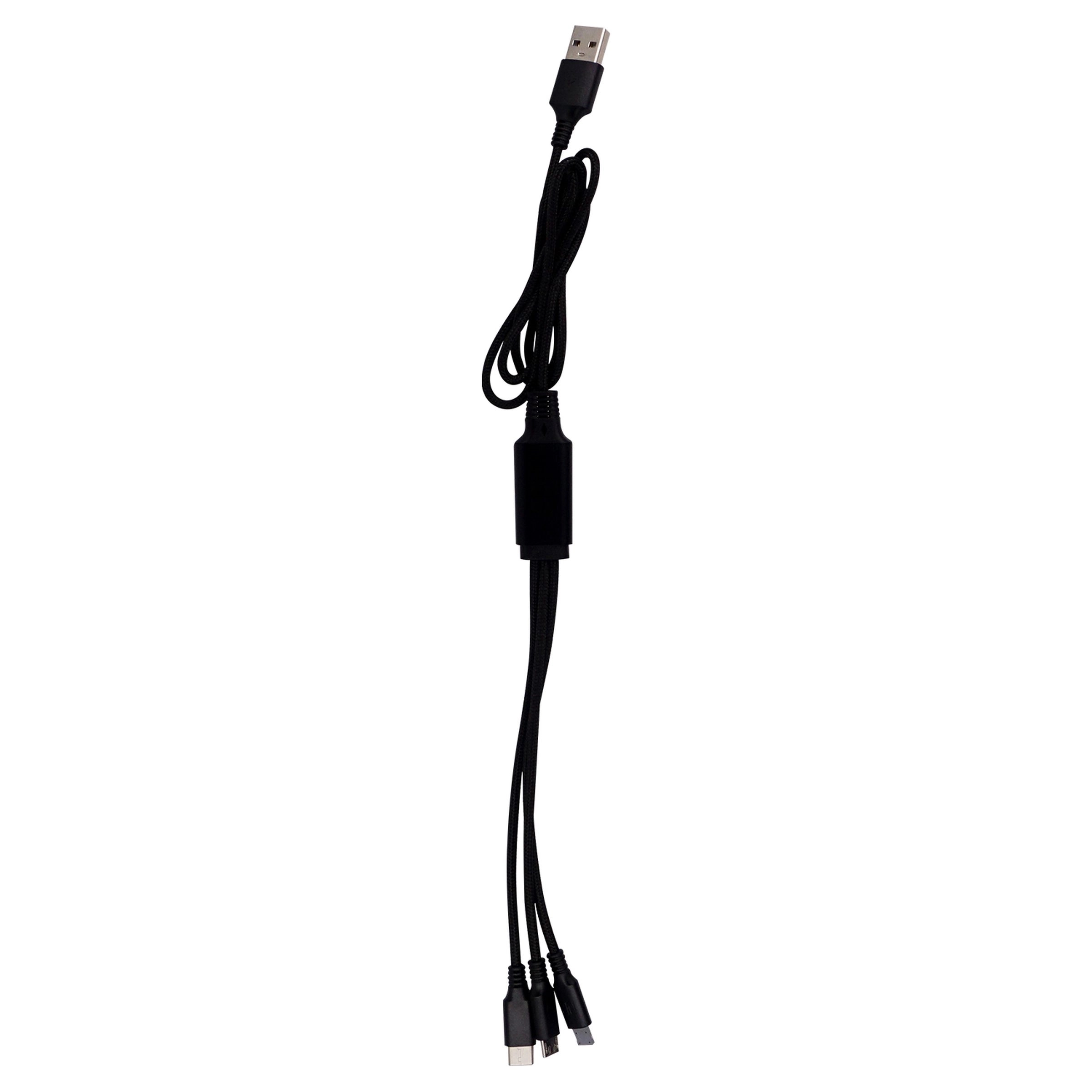 3' METALLIC LOGO LIGHT UP CABLE WITH TYPE C USB 13