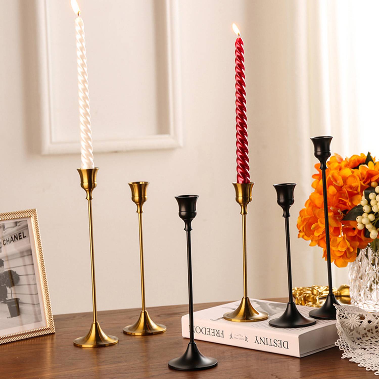 3Pcs/Set Candelabra Candle Holder 2