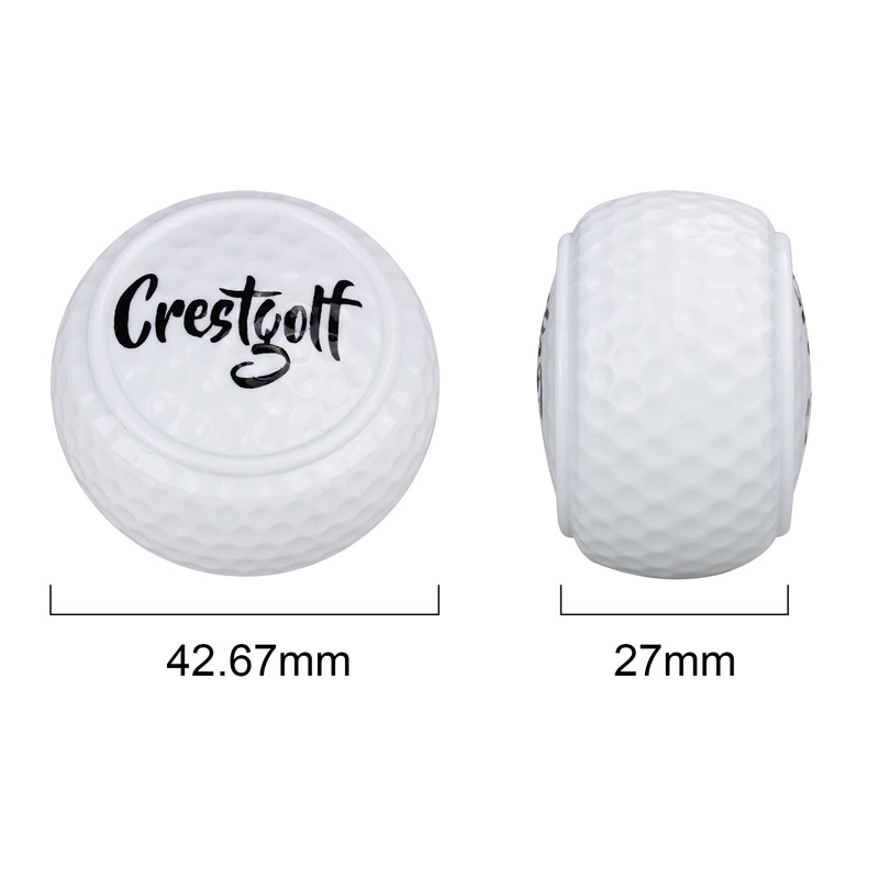 Custom Platode 2-Layer Driving Range Golf Pelotas Practice Balls 3