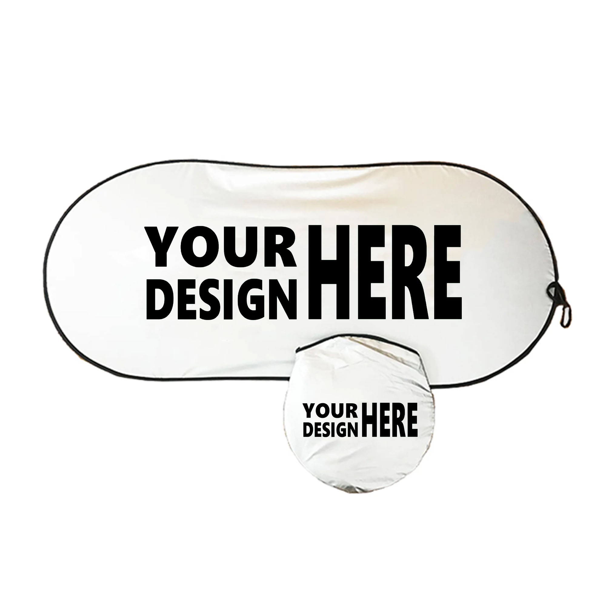 Reflective Auto Sun Shield W/ Bag 2