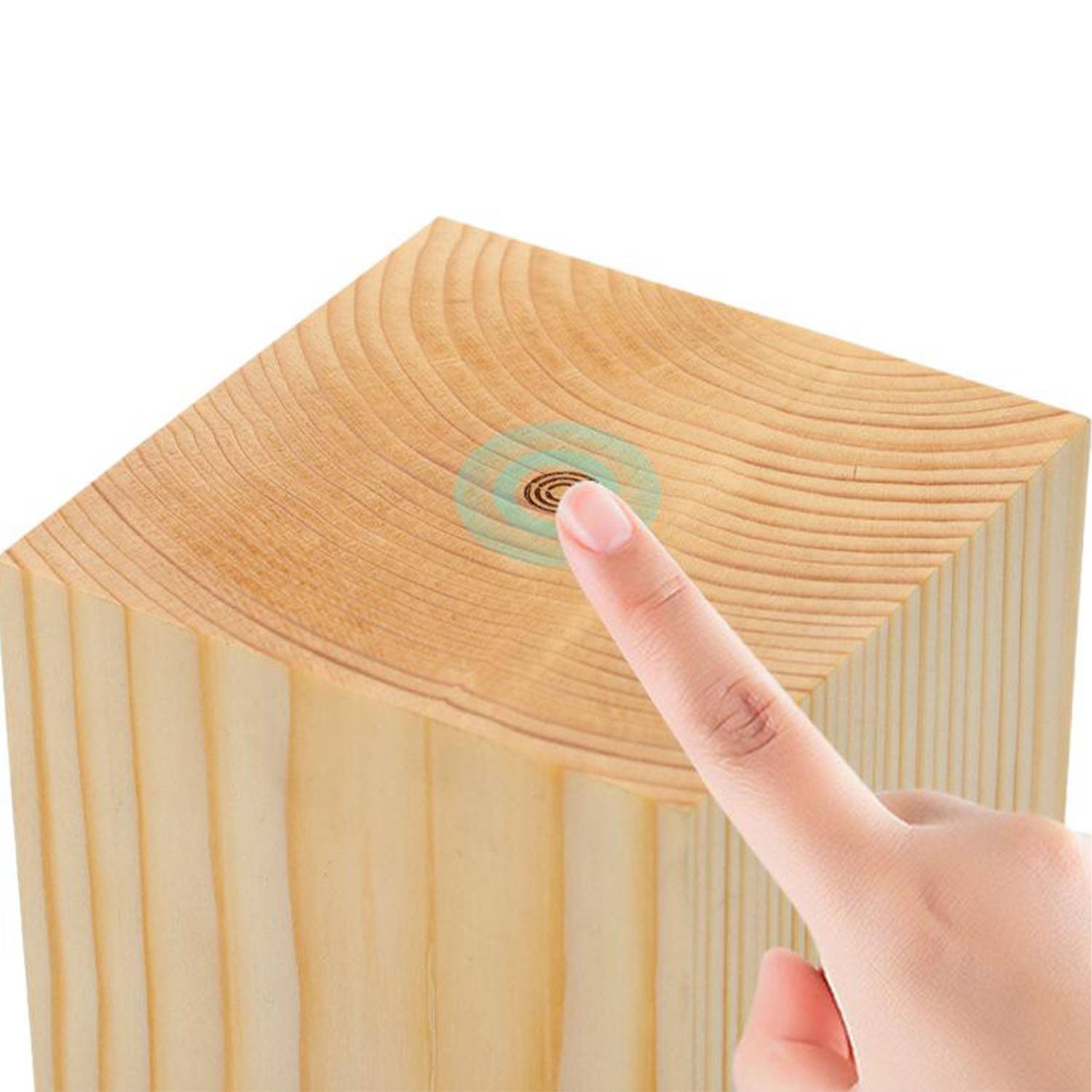 Wooden rechargeable atmosphere bedroom night light 3