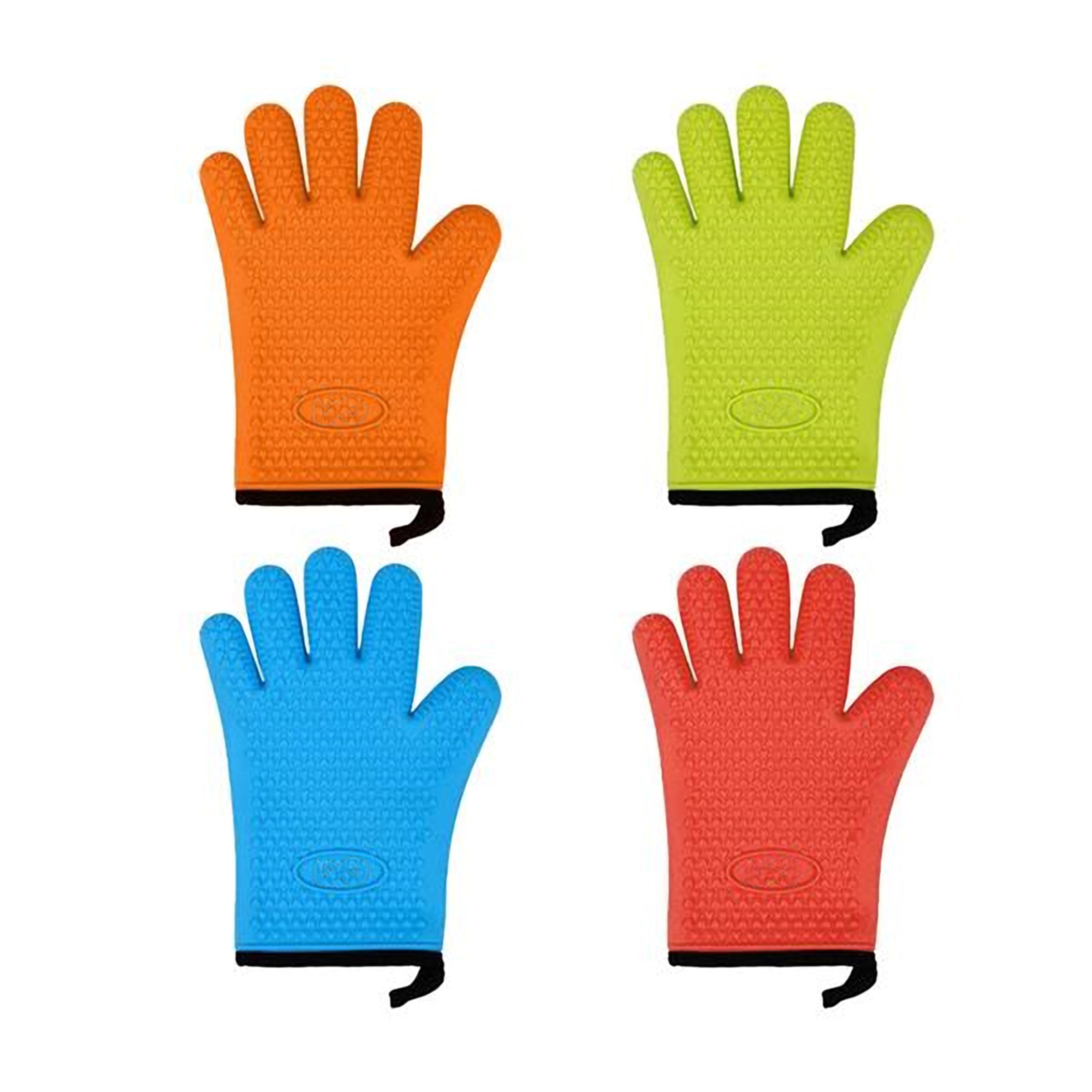 Silicone Oven Mitt w/Cotton Lining 2