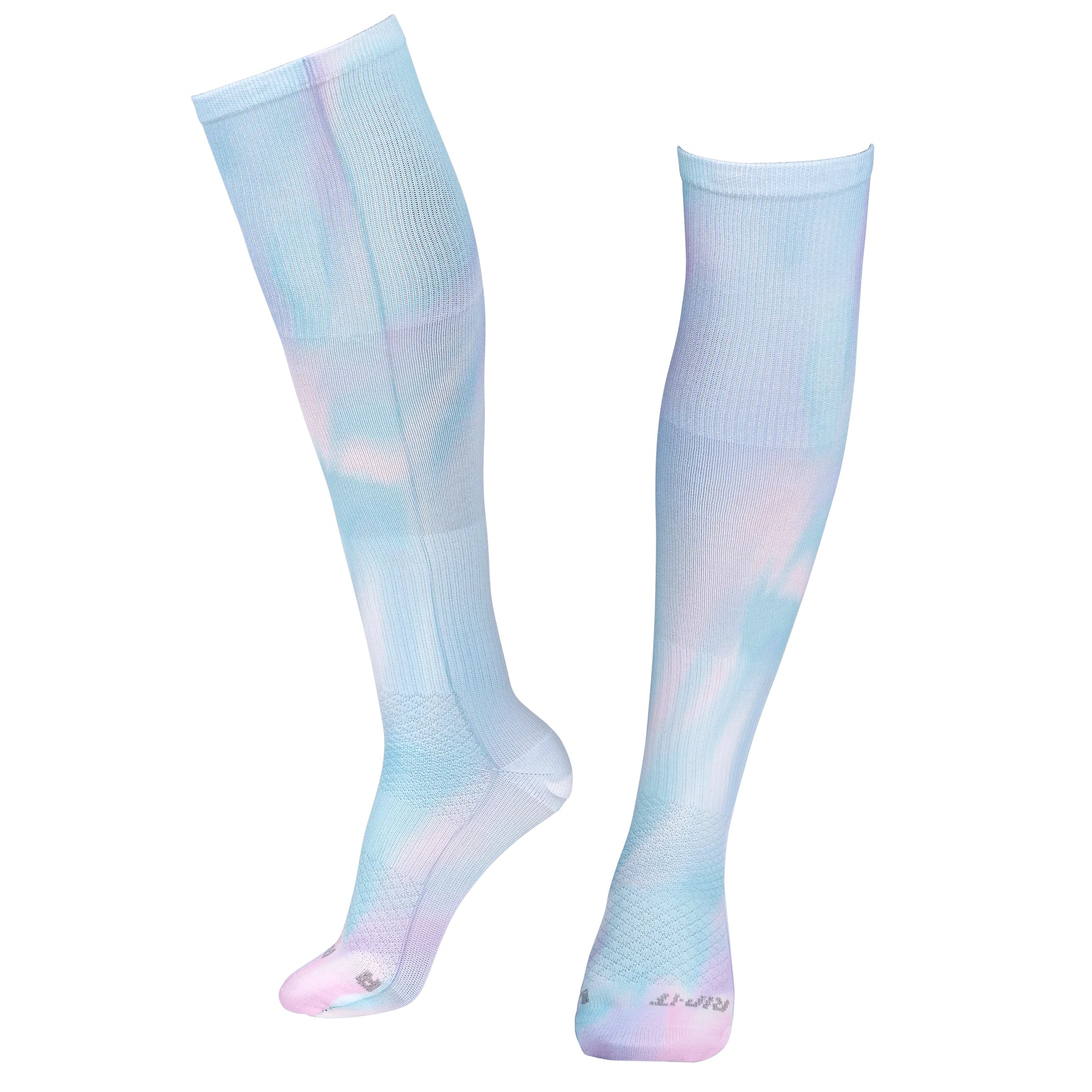 Girls' Soccer Socks - Holographic Pink - Small, custom youth shirt with logo imprint 2