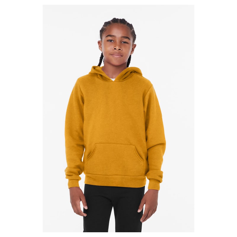 Bella + Canvas Youth Sponge Fleece Pullover Hooded Sweatshirt 12