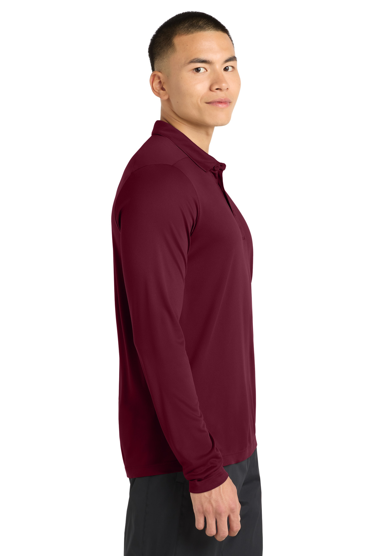Sport-Tek Posi-UV Pro Long Sleeve Polo. ST520LS 48