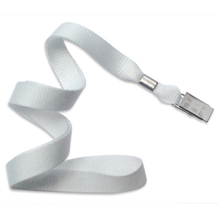 5/8" Blank Lanyard with Bulldog Clip 1