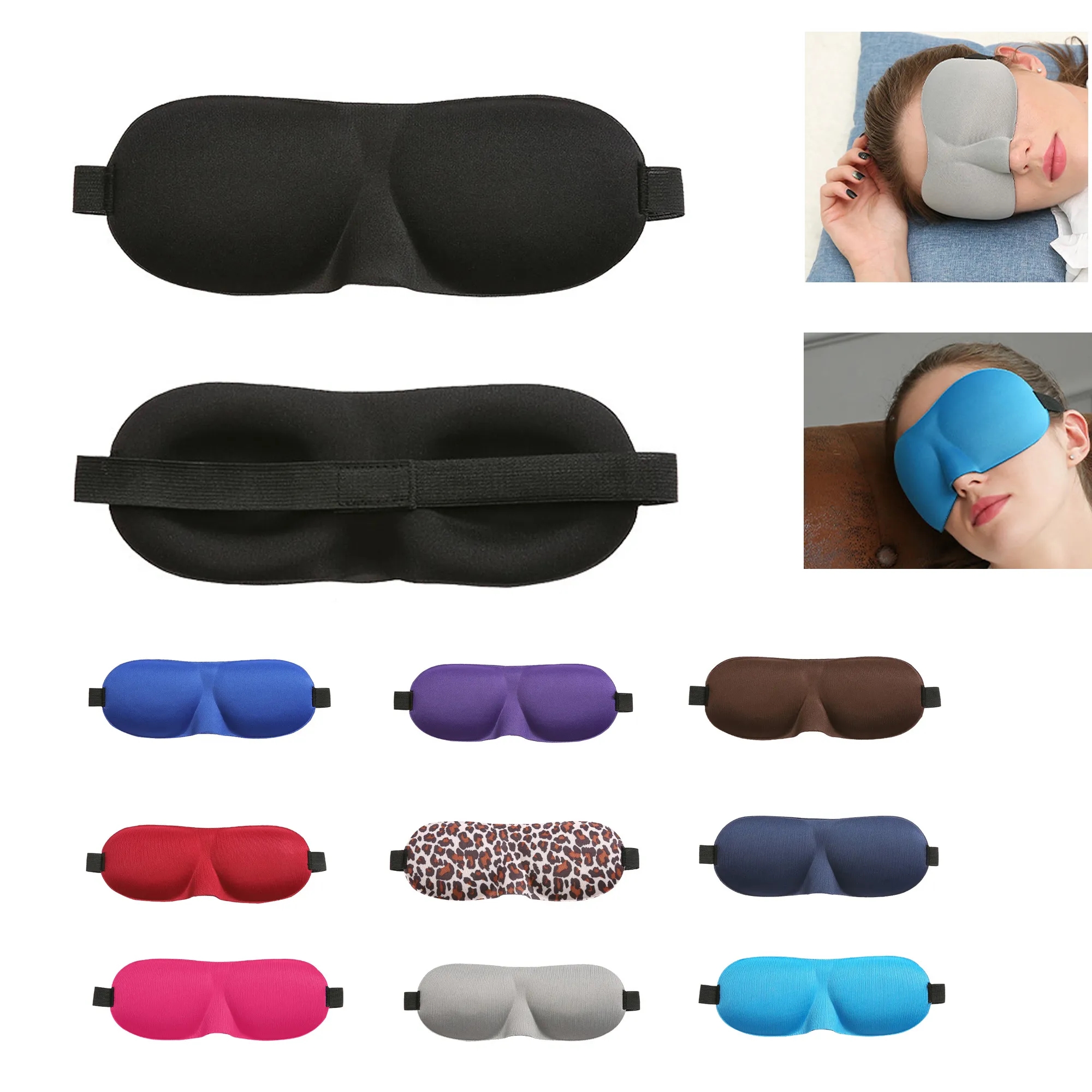 Zero Eye Pressure 3D Sleeping Mask Travel 1