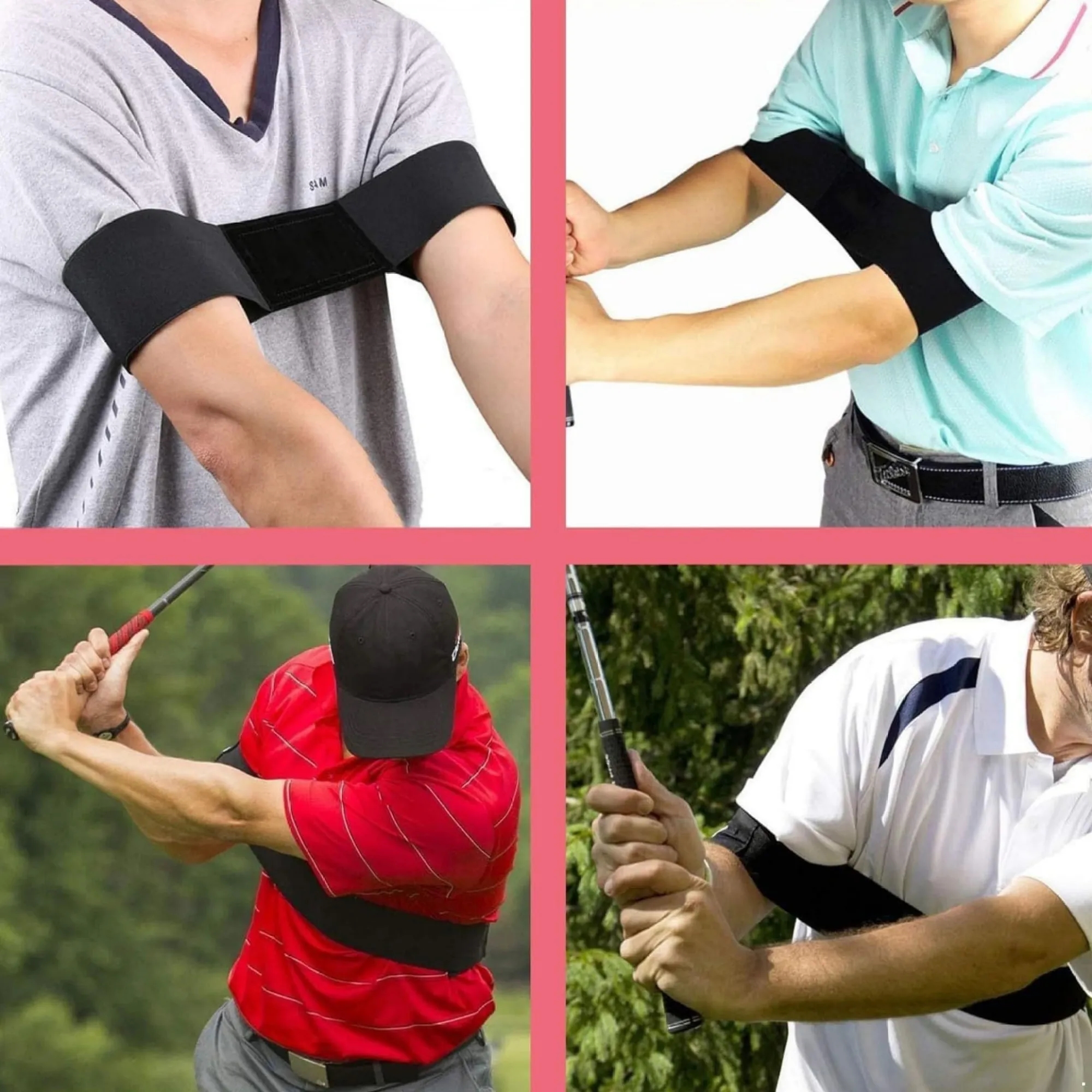 Golf Swing Training Aid Set For Practice 4