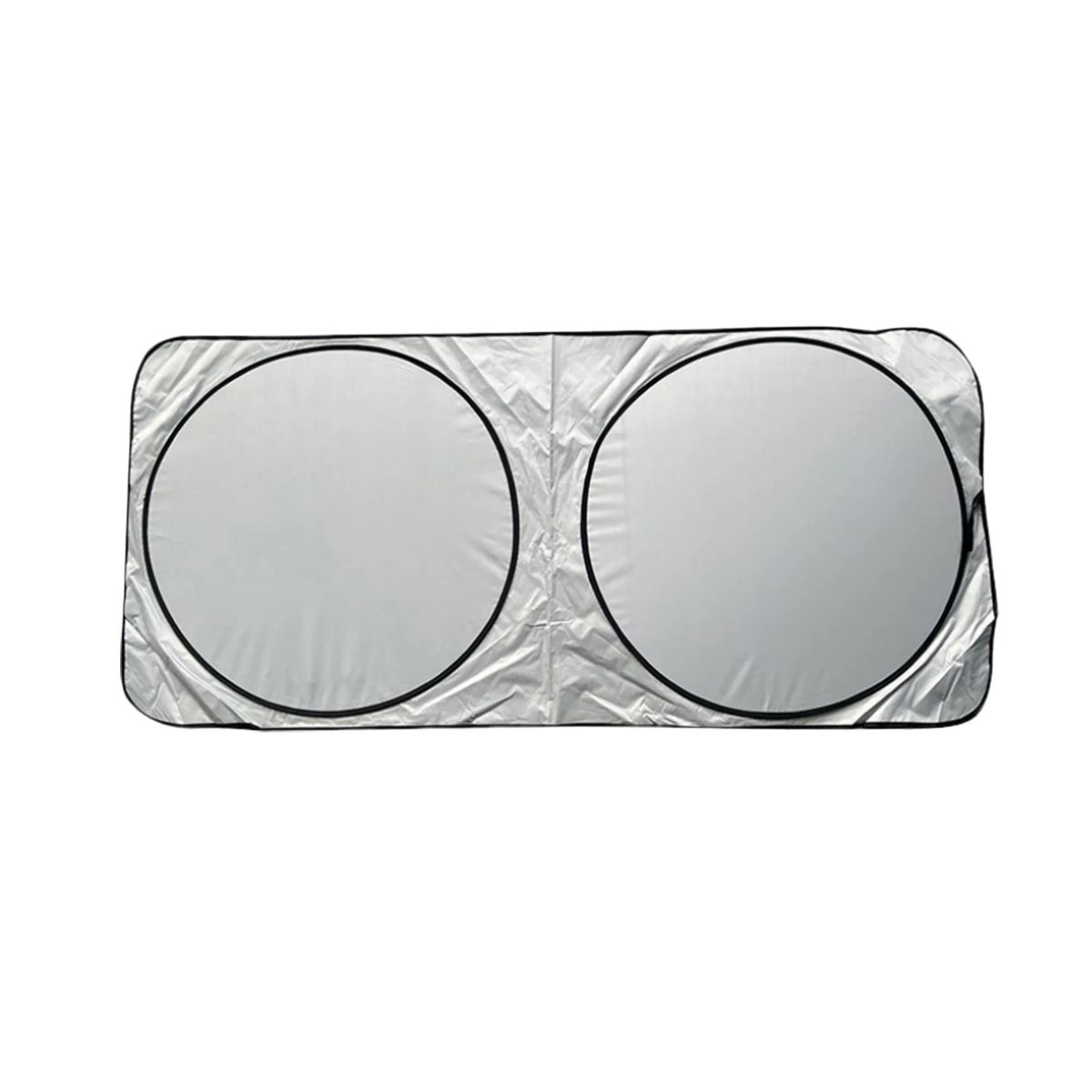 Double Sided Polyester Car Sunshade for Travel Use 6