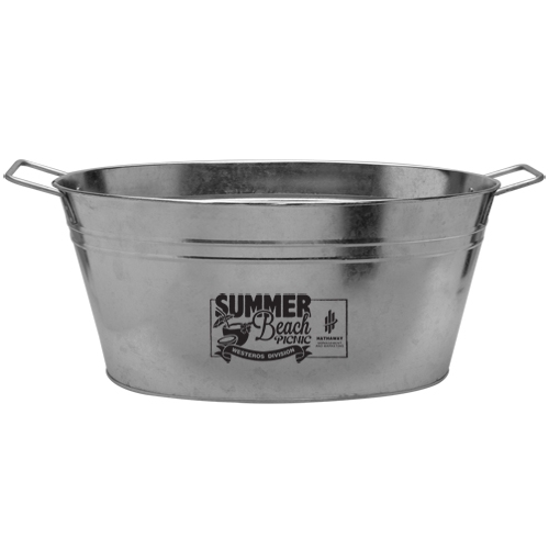 15 Qt Galvanized Metal Tub 2