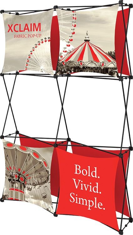 Xclaim 5ft Full Height Fabric Popup Display Kit 02