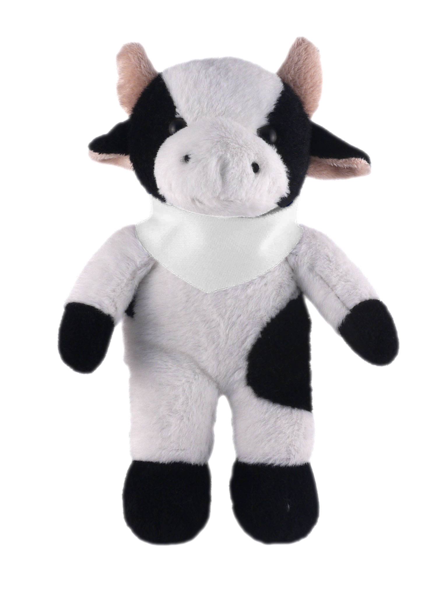 Soft Plush Stuffed Cow with Bandana 2