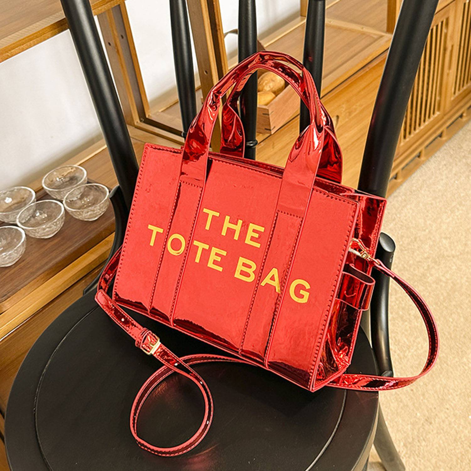 PU large capacity tote bag 8
