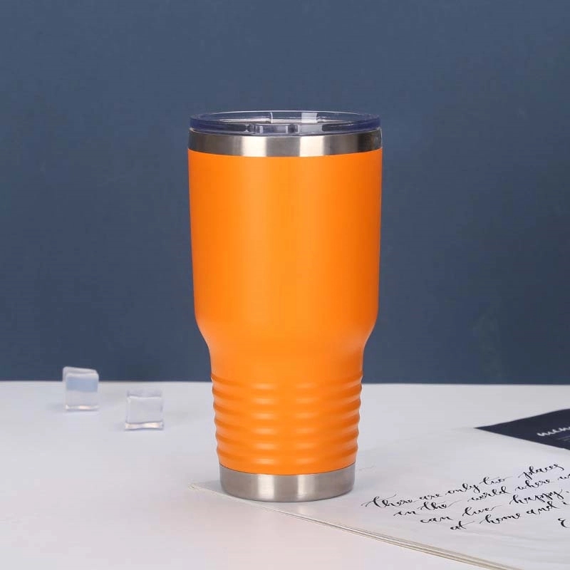 30 Oz. Polar Camel Ringneck Vacuum Insulated Tumbler w/ Lid 10