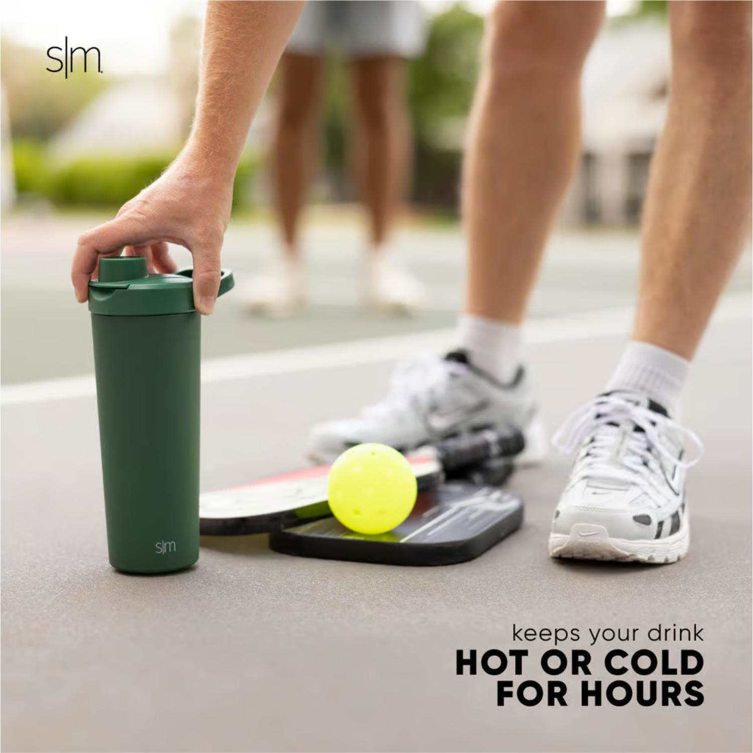 24 oz Simple Modern® Stainless Steel Double-Walled Insulated Rally Protein Shaker Bottle 5