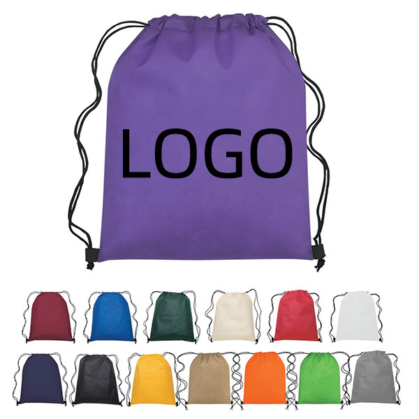 Non-Woven Drawstring Backpack (13" x 17") 2