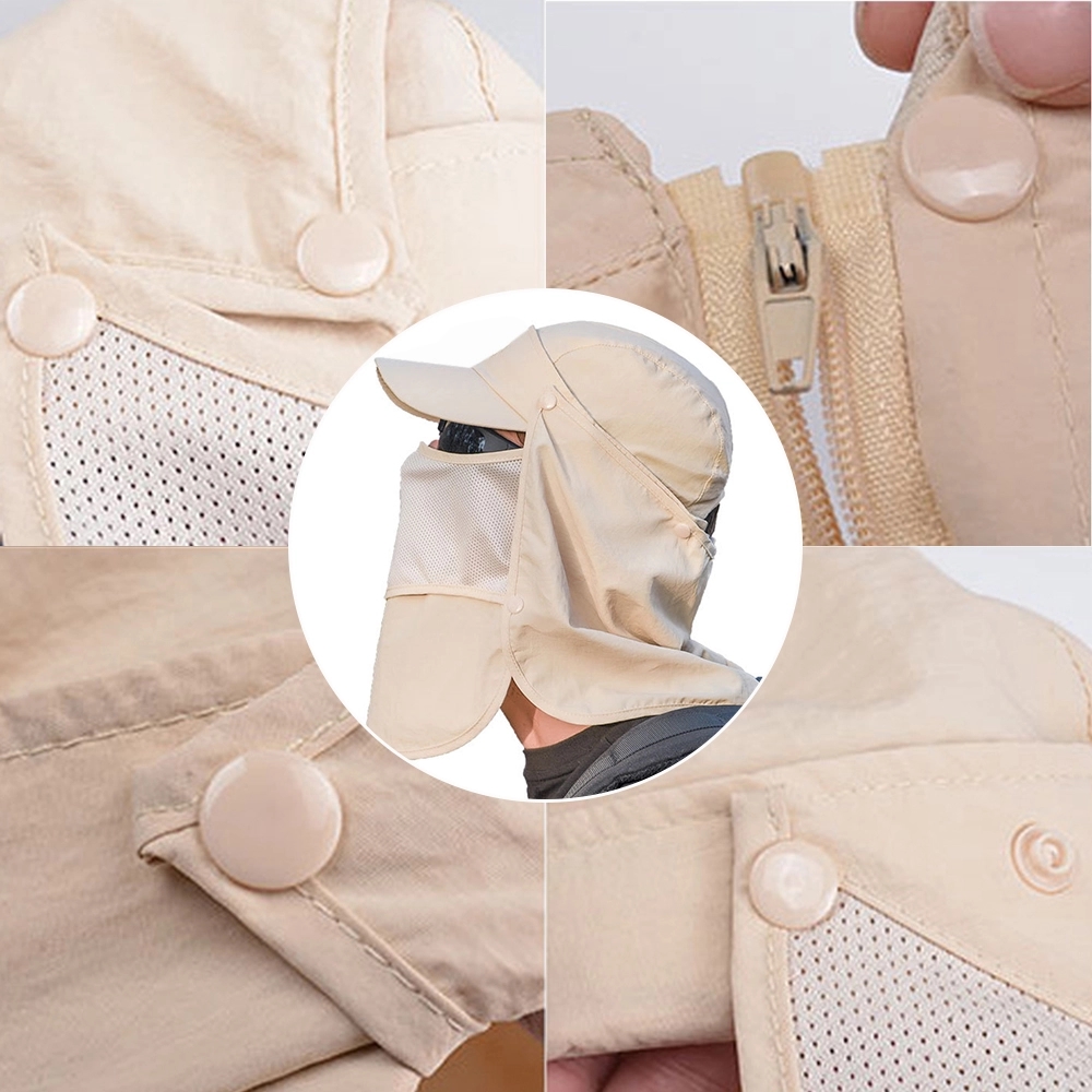 Outdoor Detachable Sun Protection Caps 6