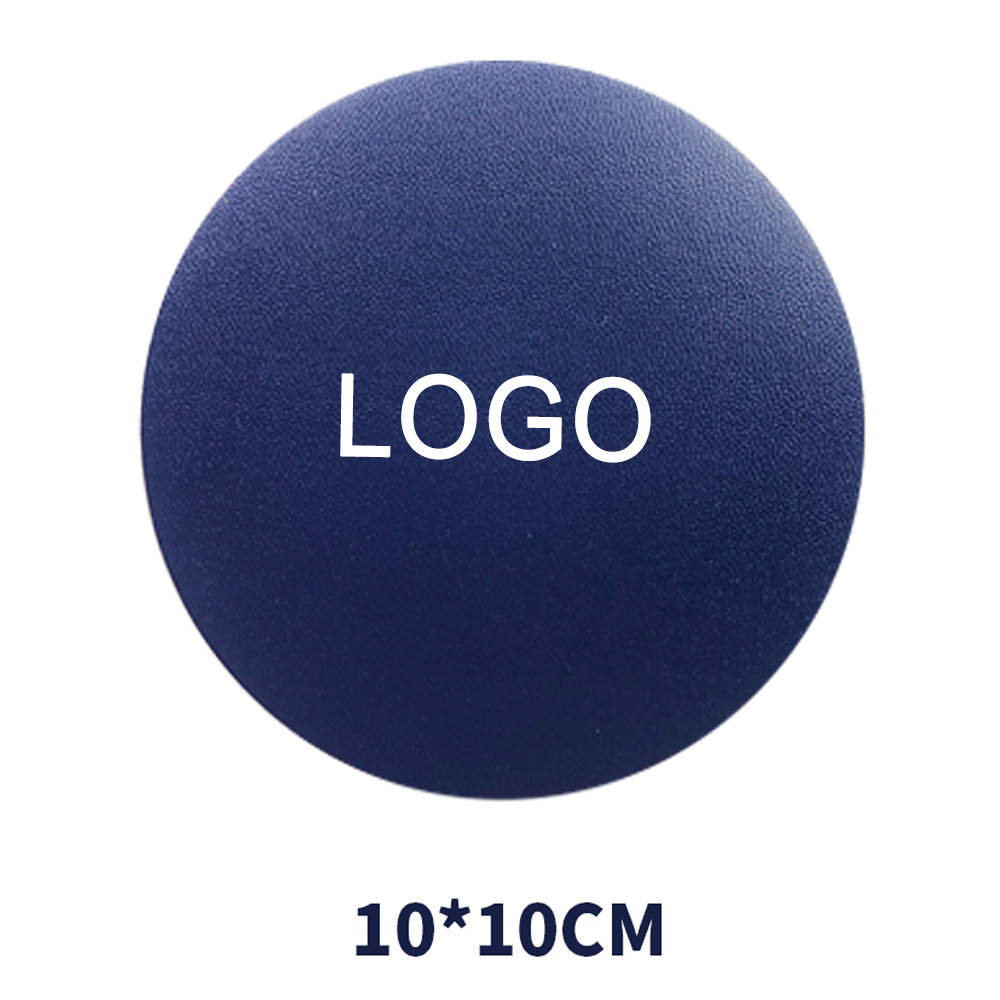 Pure Color PU Leather Cup Coaster 2
