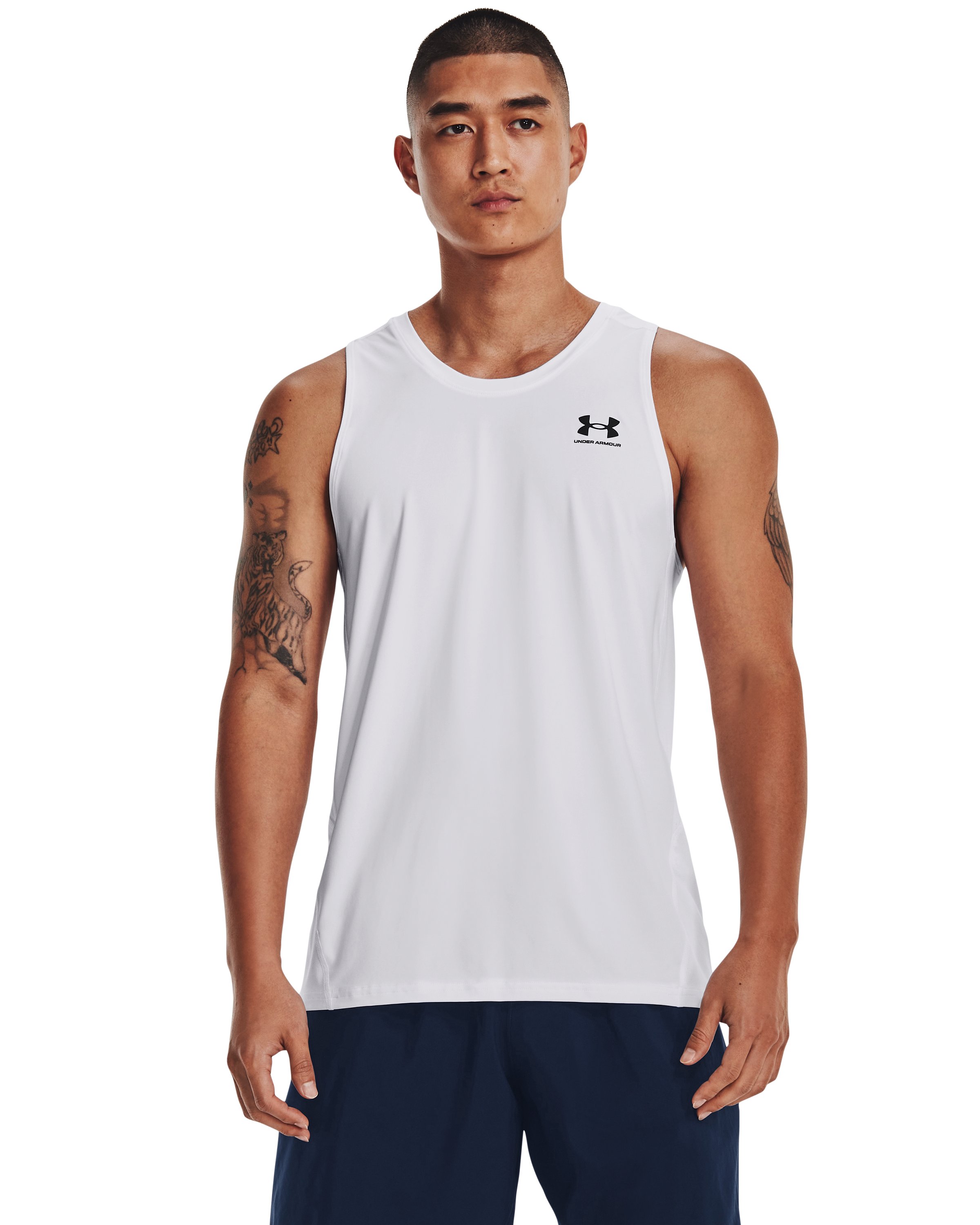 Men's HeatGear Fitted Tank  2