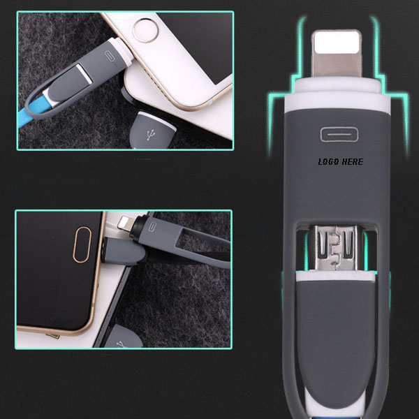 2in1 Micro USB and Lightning Cable 6